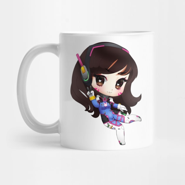 D.Va Chibi by CthulhuFruitLoops